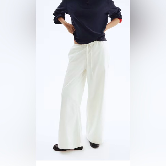 H&M Gray Wide Leg Pants - Picture 3 of 4